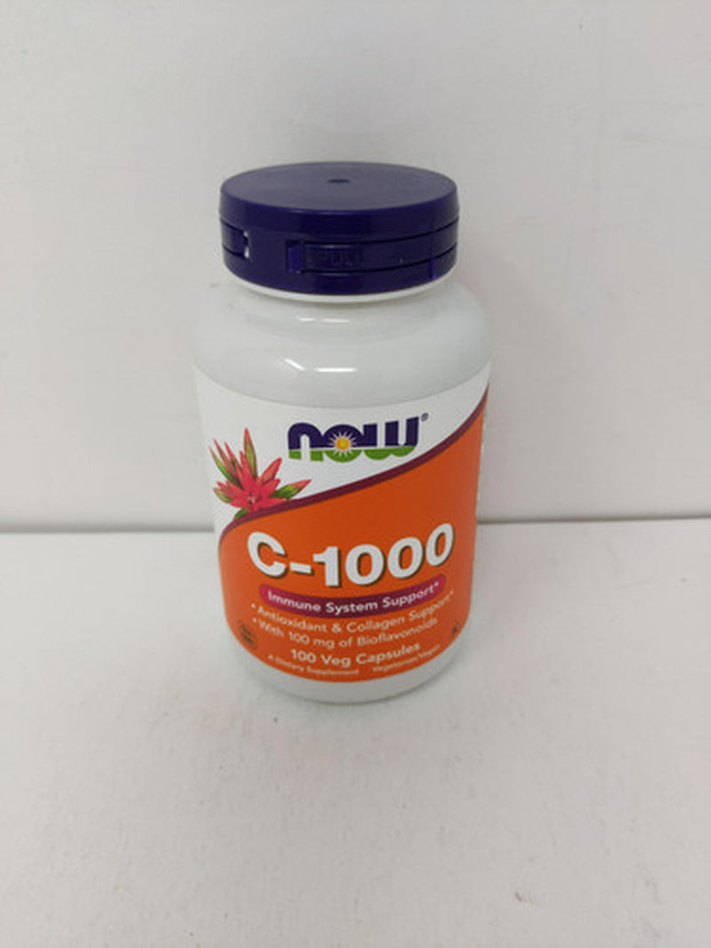 04/2028 Now Foods Vitamin C-1000 Veg Capsules, 100 Veg Capsules per Bottle