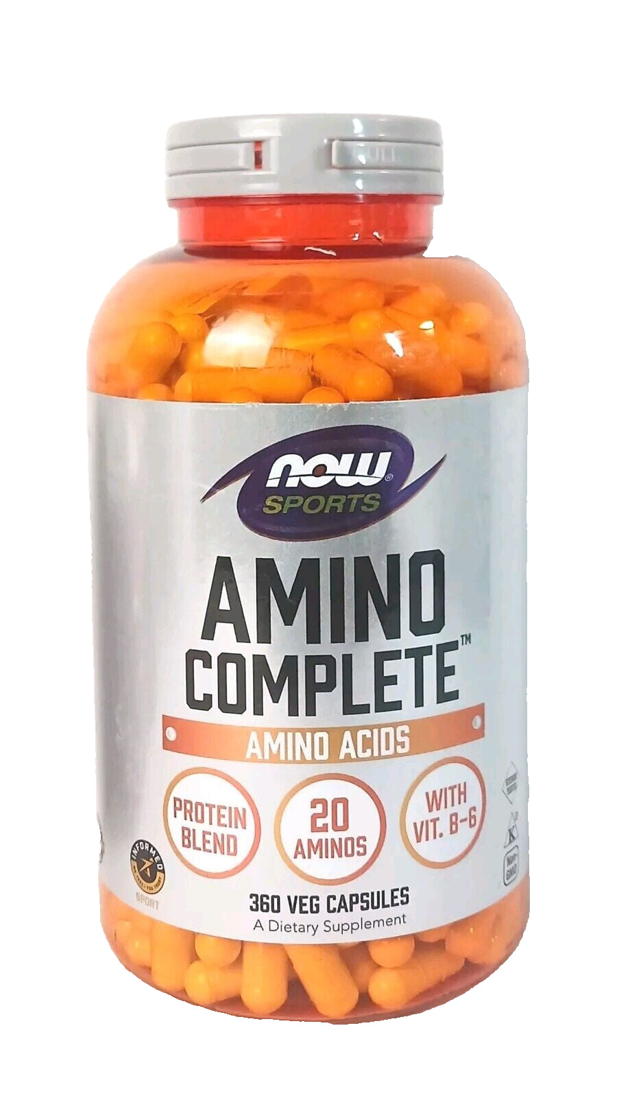 NOW FOODS Amino Complete 360 Capsules EXP 09/2027