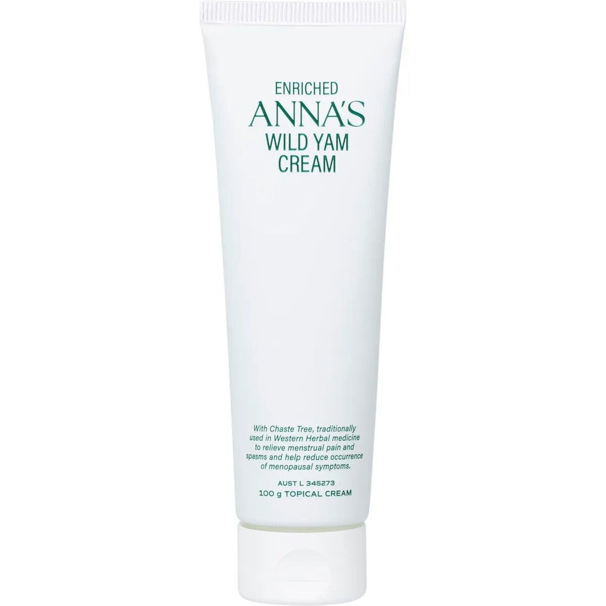 NEW Anna'S Wild Yam Cream 100G Annas (Her) Menstrual & Menopausal Symptoms