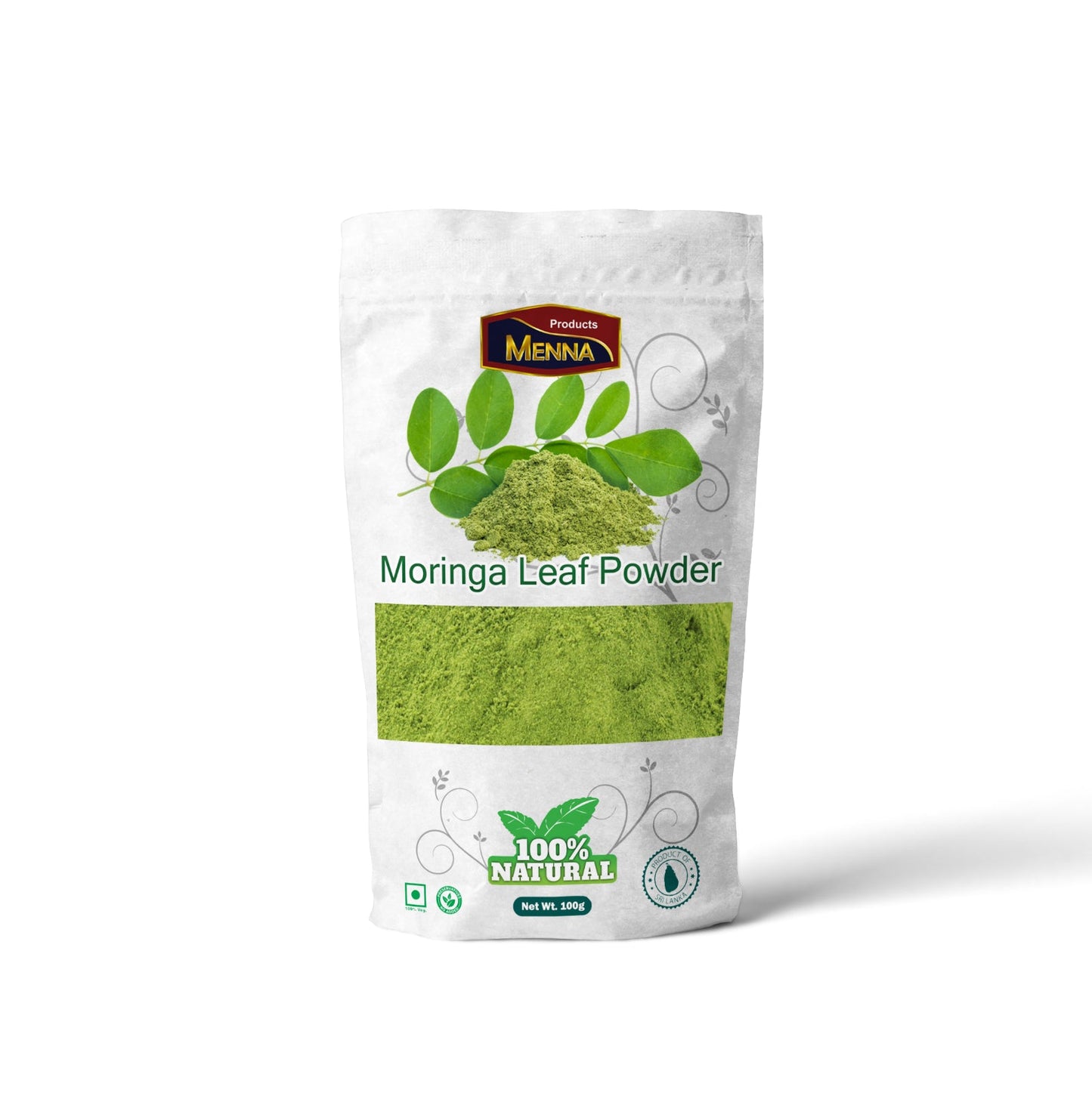 Pure Organic Moringa Leaf Powder 100% Oleifera Leaf Non GMO -100G to 1Kg