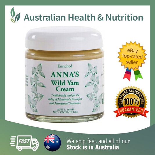 ANNA'S WILD YAM CREAM 100GM + FREE SAME DAY SHIPPING & SAMPLE