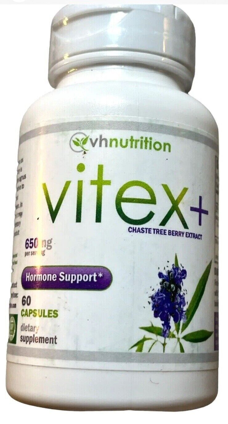 Vhnutrition Vitex+ Hormone Support 60 Capsules Chaste Tree Berry Extract