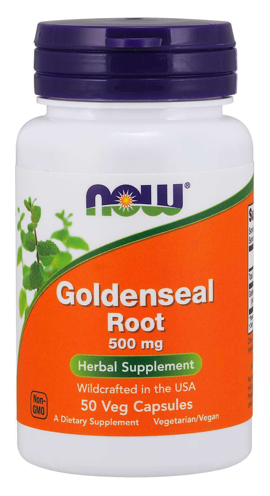 Goldenseal Root 500Mg Vegetarian Capsules Herbal Supplement