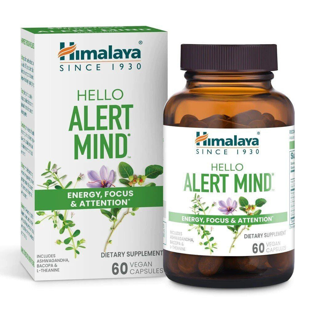 Himalaya Herbals Hello Alert Mind 60 Vegcap