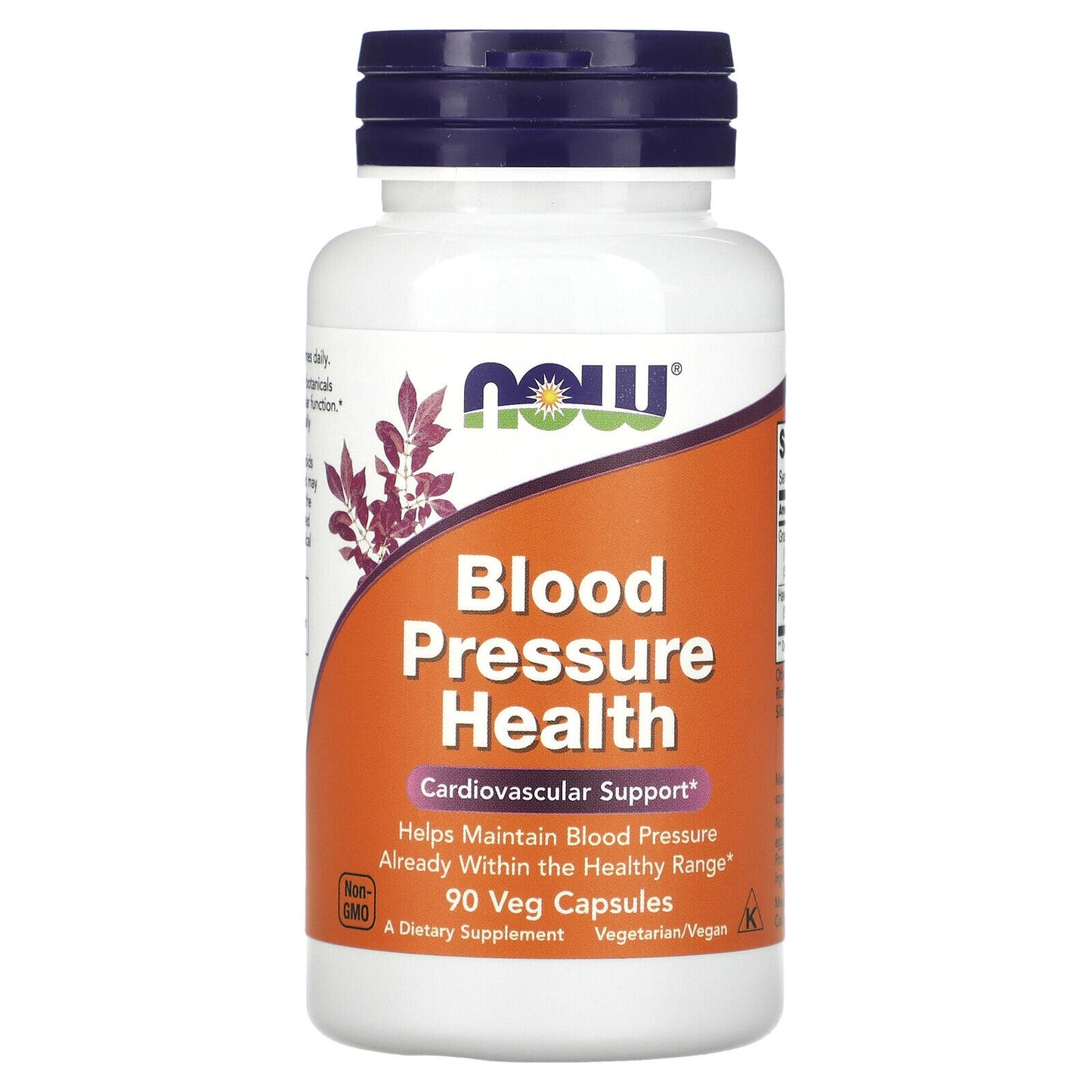 Now Foods Blood Pressure Health 90 Veg Capsules GMP Quality Assured, Vegan,