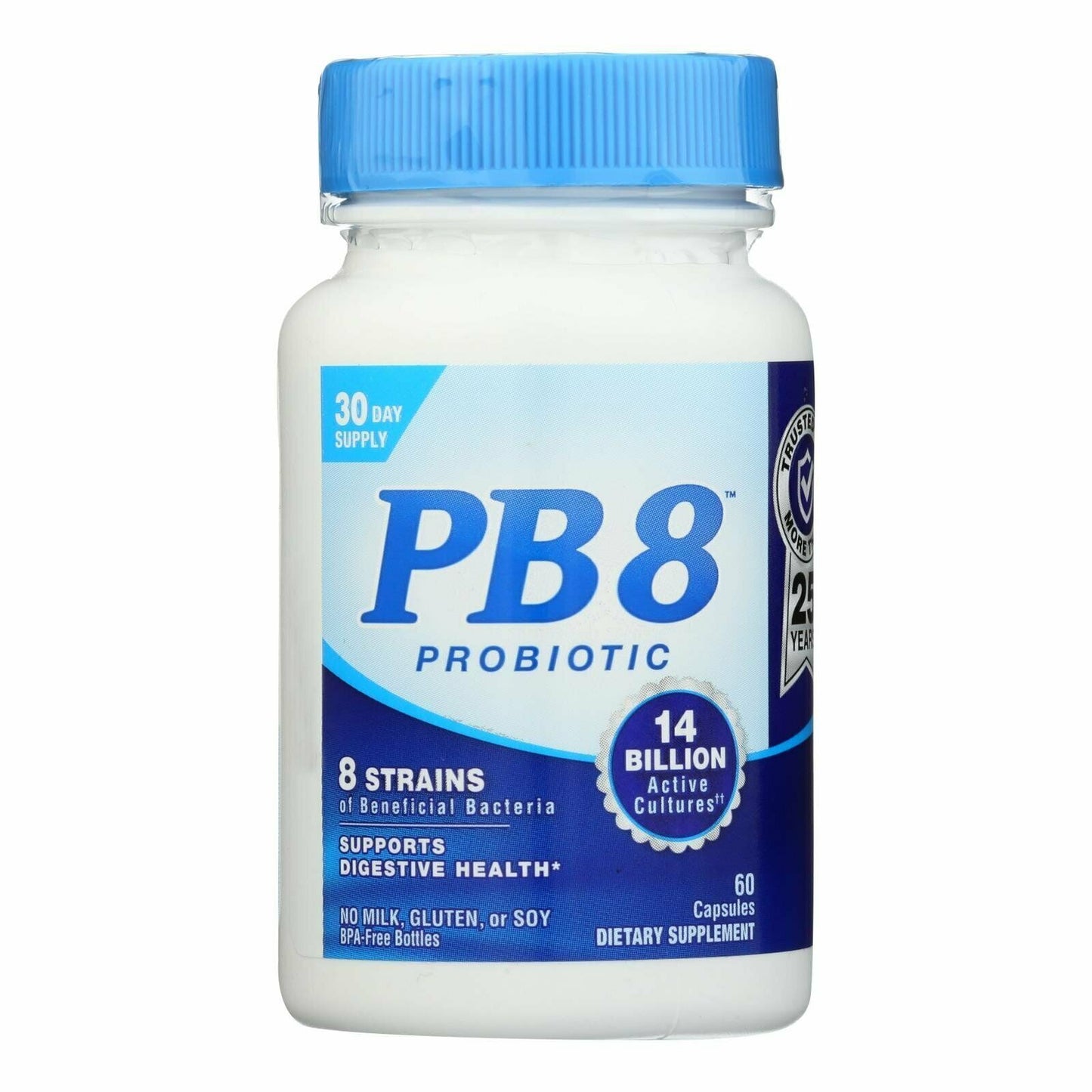 Nutrition Now PB 8 Probiotic with 14 Billion Active Cultures Capsules 60 Count