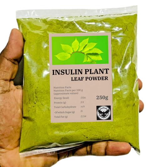 Organic Insulin Plant Leaf Ground Powder/Fiery Diabetic Blood Sugar Support Tea.