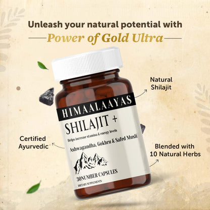 Pure Himalayan Shilajit USA Platinum Quality Fresh Organic 1000Mg 30CAPS