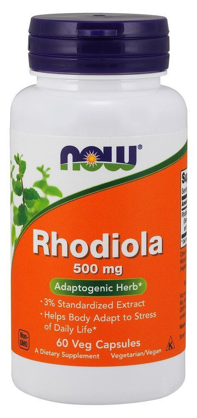 Now Foods Rhodiola Extract-3% 500 Mg 60 Vegcap