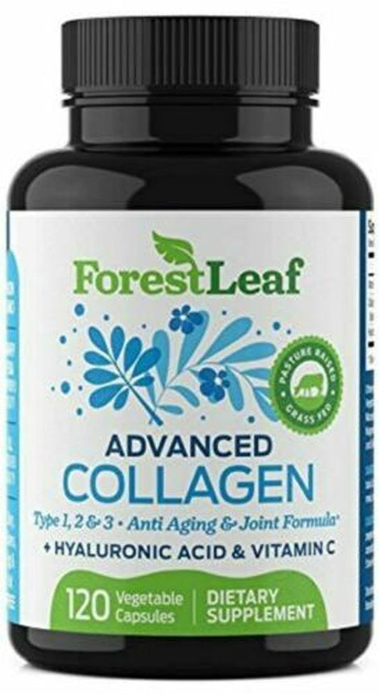 Forestleaf Advanced Collagen Type 1, 2 and 3 Supplement Capsule 120 Count 04/26