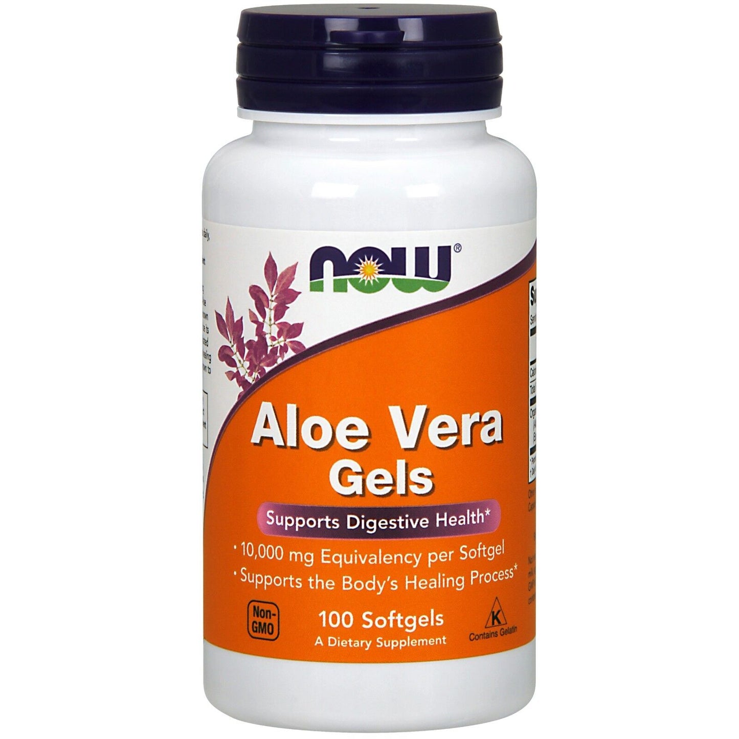 NOW Foods Aloe Vera 10,000 Mg, 100 Softgels-Suppo