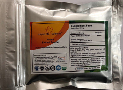 Peony 10:1 Extract Powder Paeonia Lactiflora Paeoniflorin PMS