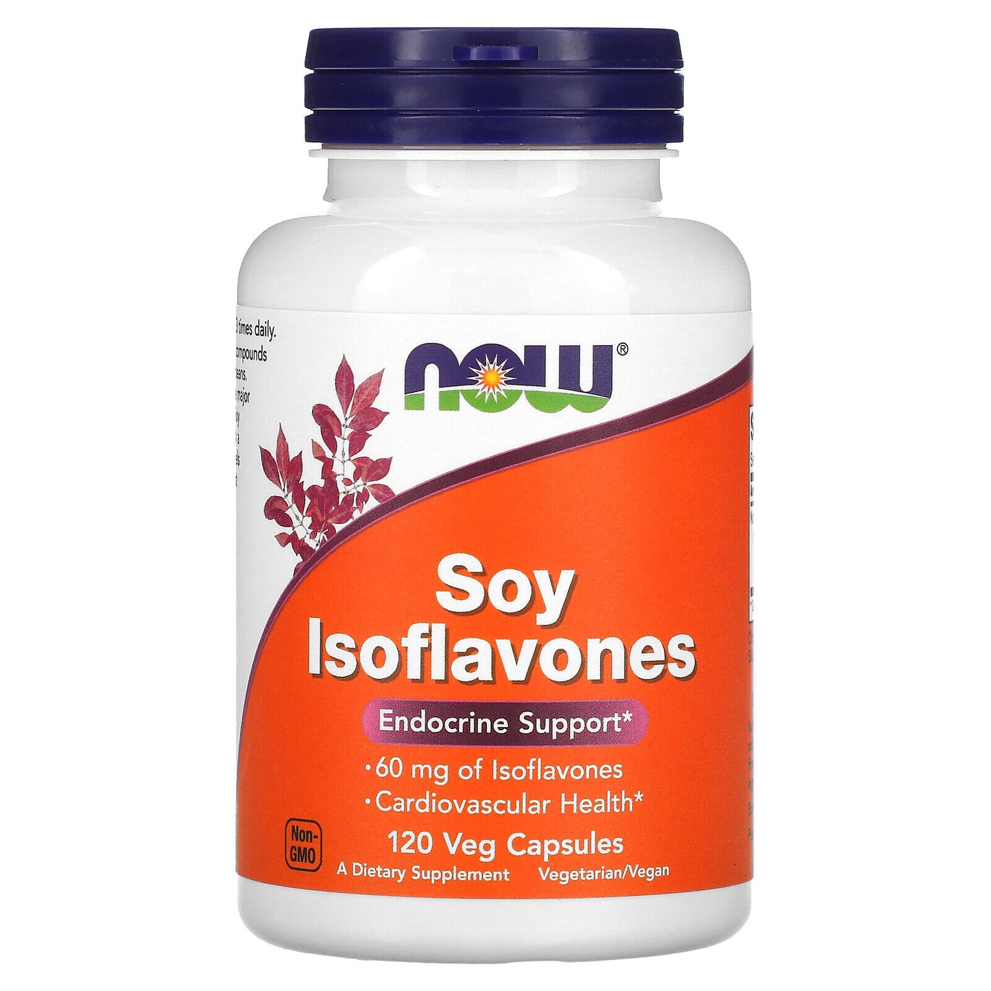 Now Foods Soy Isoflavones 120 Veg Capsules GMP Quality Assured, Vegan,