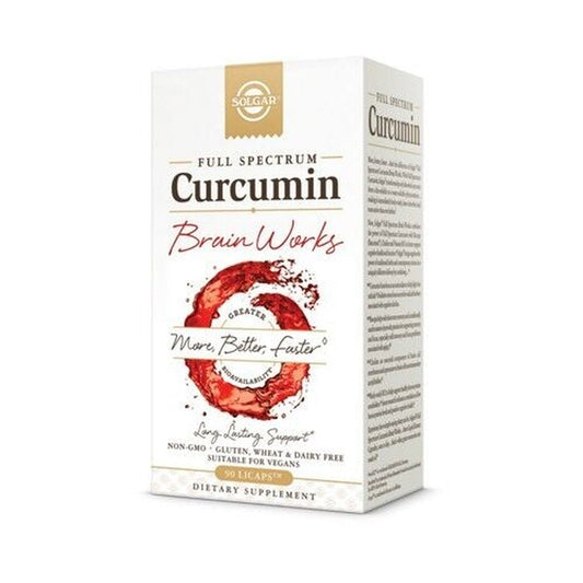 Full Spectrum Curcumin Brain Works 90 Licaps by Solgar