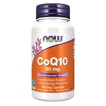 NOW FOODS Coq10 30 Mg 120 Veg Capsules