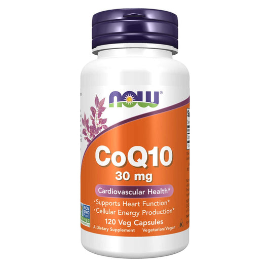 NOW FOODS Coq10 30 Mg 120 Veg Capsules