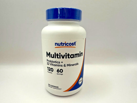 Nutricost Multivitamin W/ Probiotics - 120 Capsules (FREE SHIPPING)