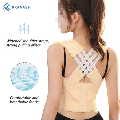 Fully Adjustable Back Brace Support/ Posture Corrector