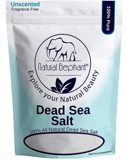 Mineral Rich Dead Sea Salt (5lb/2.2kg!)