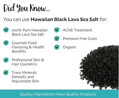 100% Pure Hawaiian Lava Salt