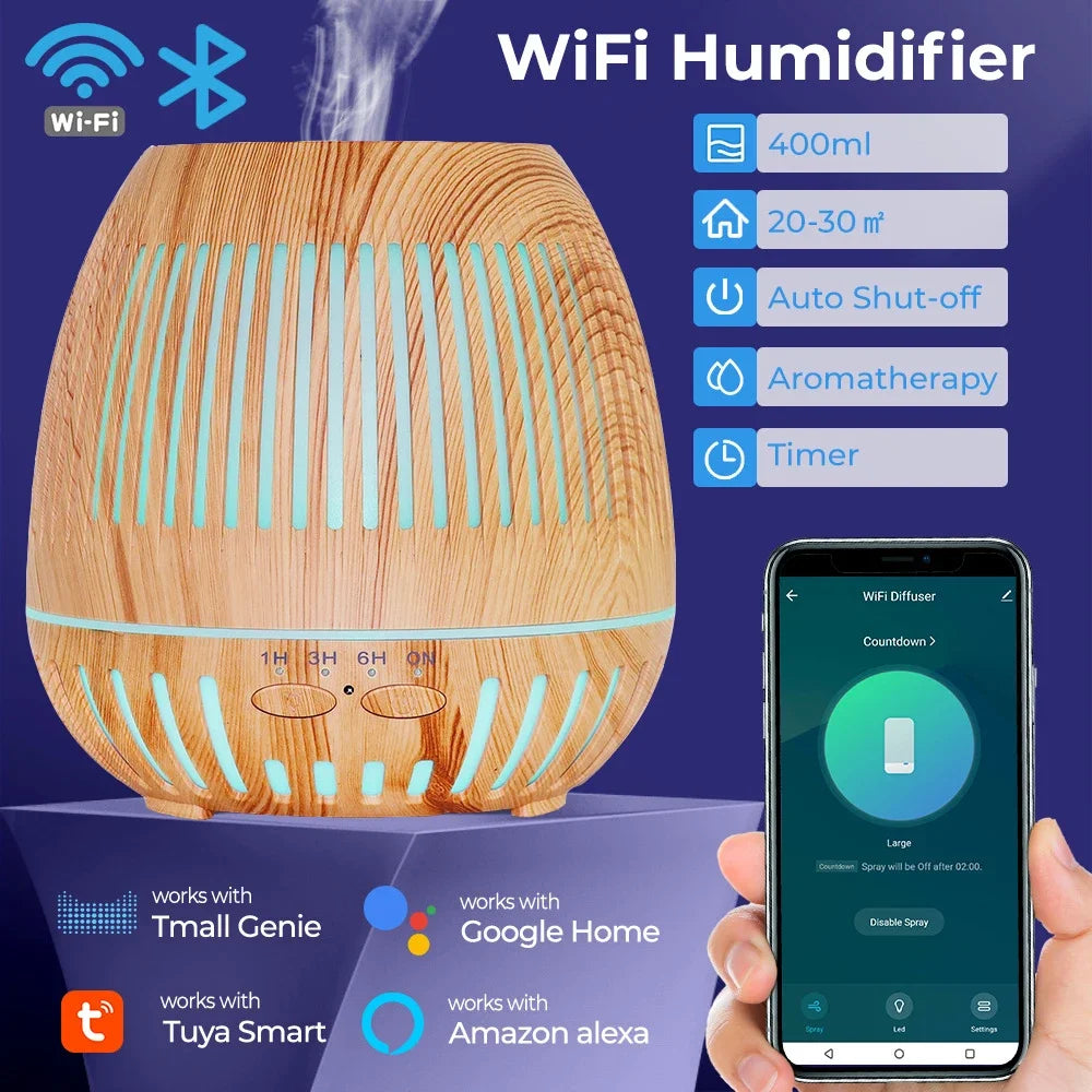 Air Humidifier Aromatherapy Essential Oil Diffuser