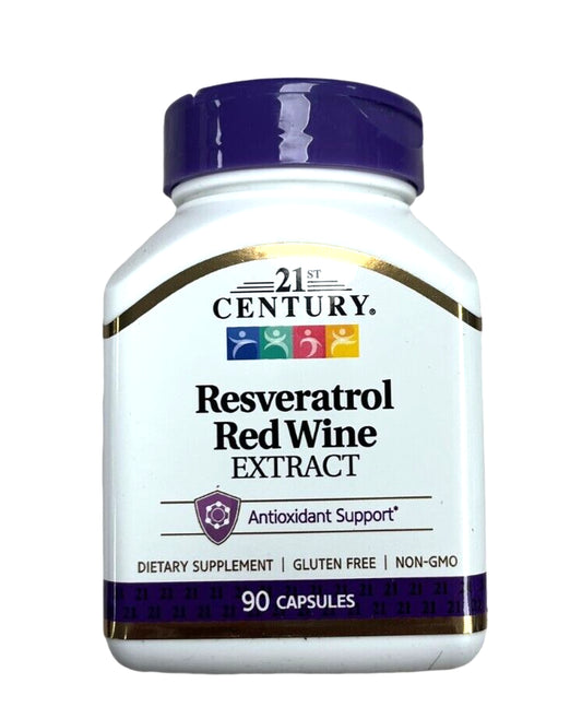 21St Century Resveratrol Red Wine Extract 90 Ct Capsules __