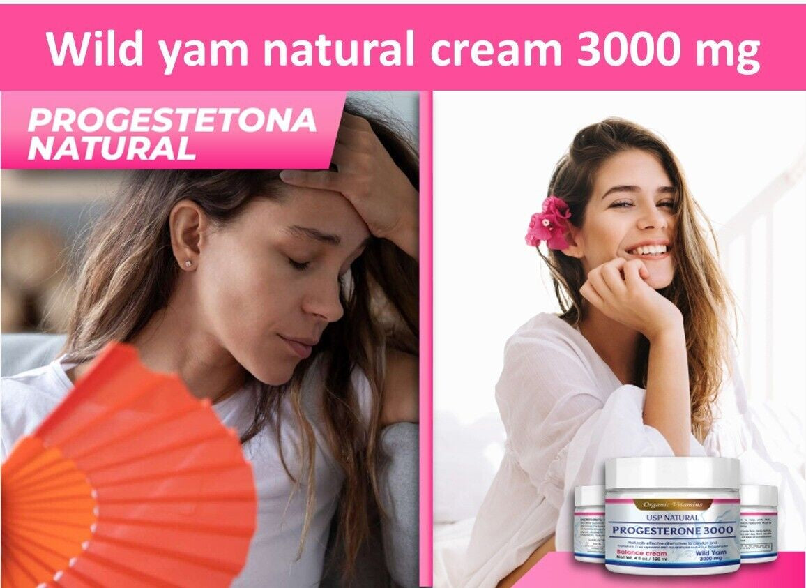 Cream WILD YAM Silvestre No Fragance Menopausia Wild Yam Progest Cream