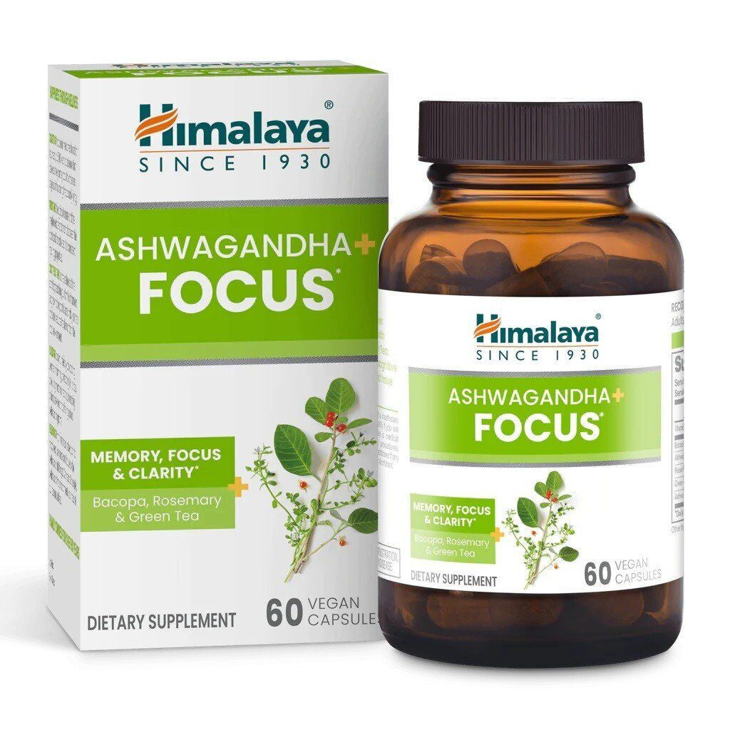 Himalaya Herbals Ashwagandha Focus 60 Vegcap