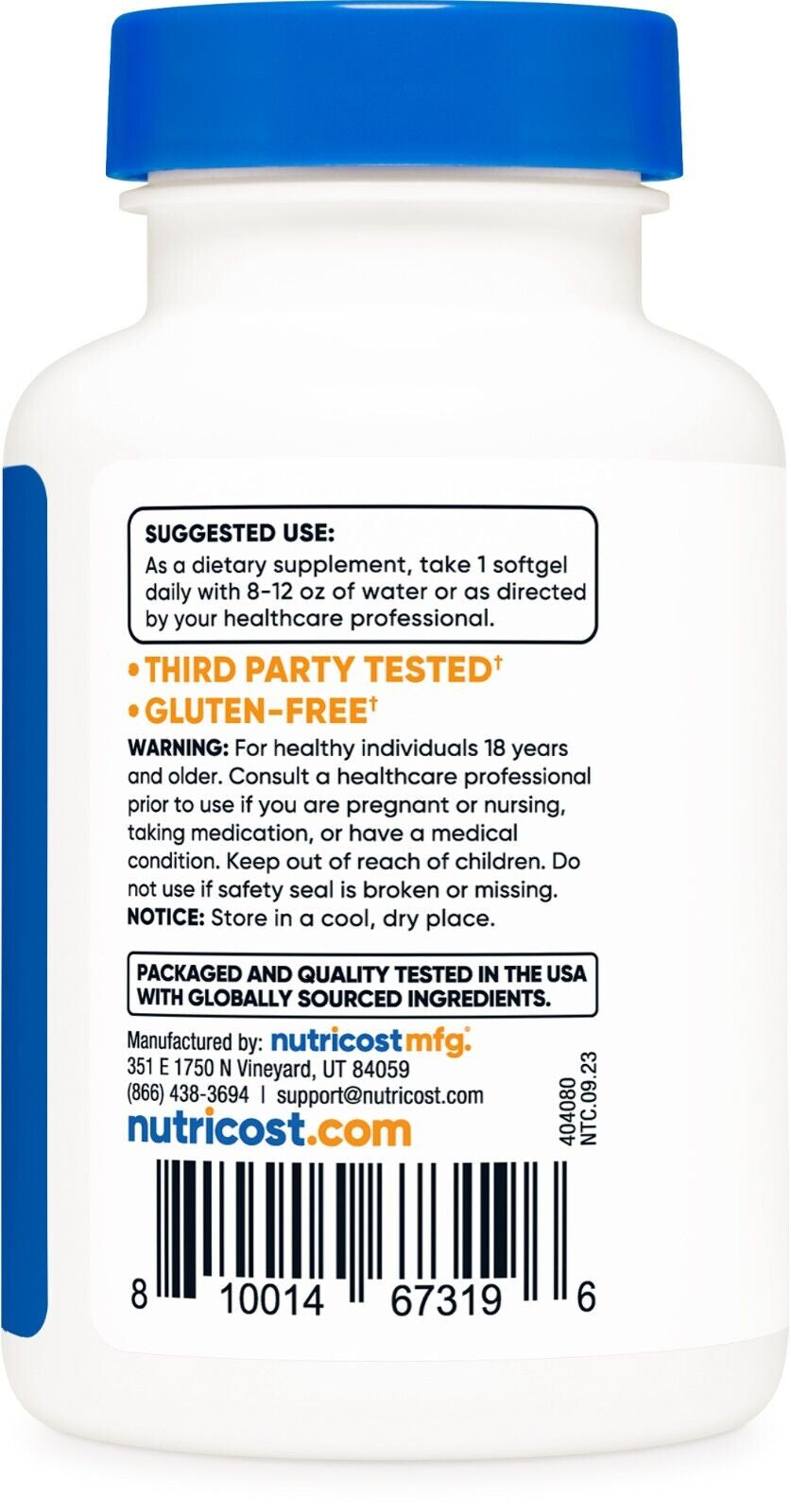 Nutricost Astaxanthin 6Mg, 120 Softgels - Gluten Free and Non-Gmo