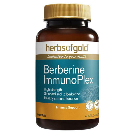 Berberine Immunoplex by Herbs of Gold 30 Tablets