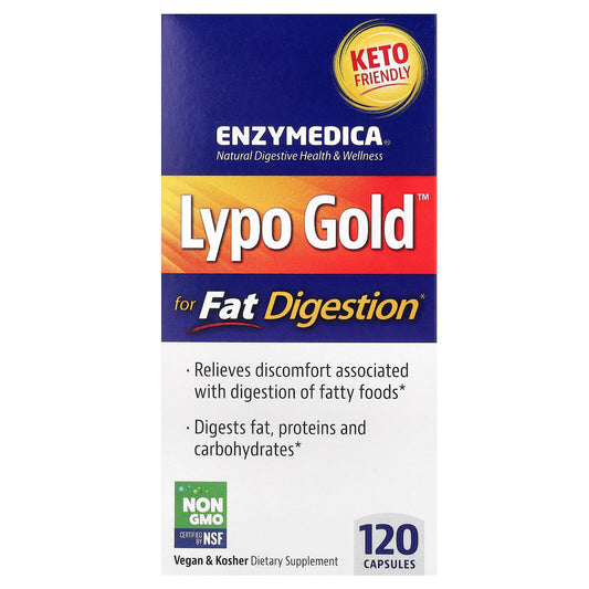 Lypo Gold, for Fat Digestion, 120 Capsules