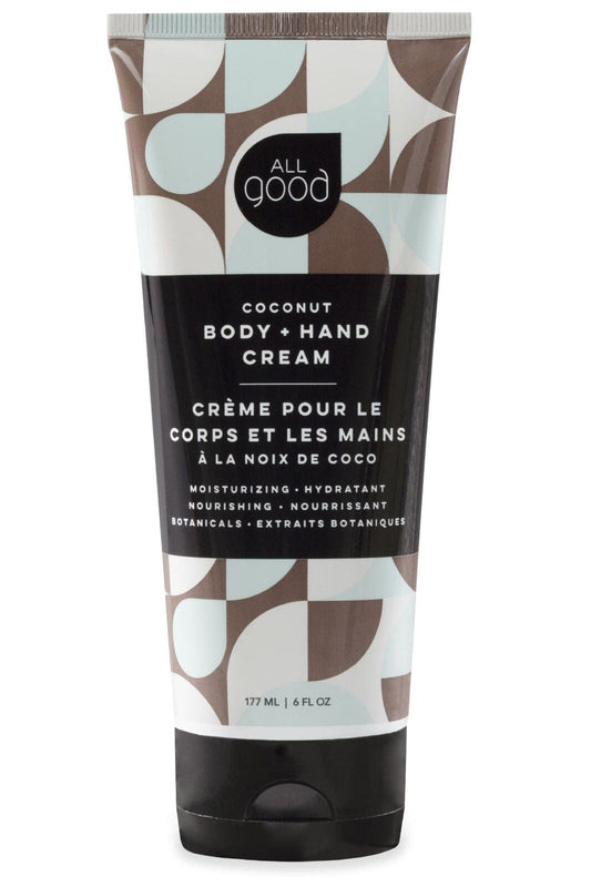 Elemental Herbs All Good Body & Hand Cream Coconut Cream 6 Oz Cream