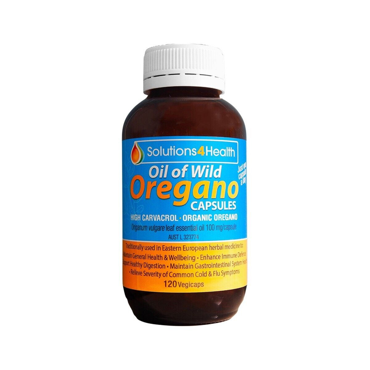 New Solutions 4 Health Oil of Wild Oregano 120 Capsules Solutions4Heal