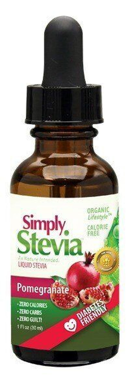 Stevia International Simply Stevia Liquid Pomegranate 1 Oz Liquid