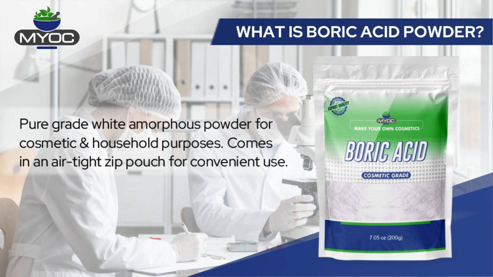 MYOC Boric Fine Powder - [200G/7.05Oz-4