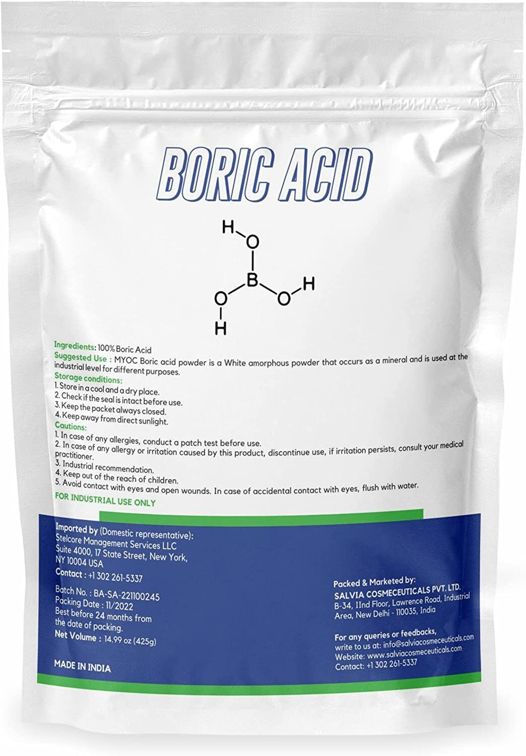 MYOC Boric Fine Powder - [200G/7.05Oz-4