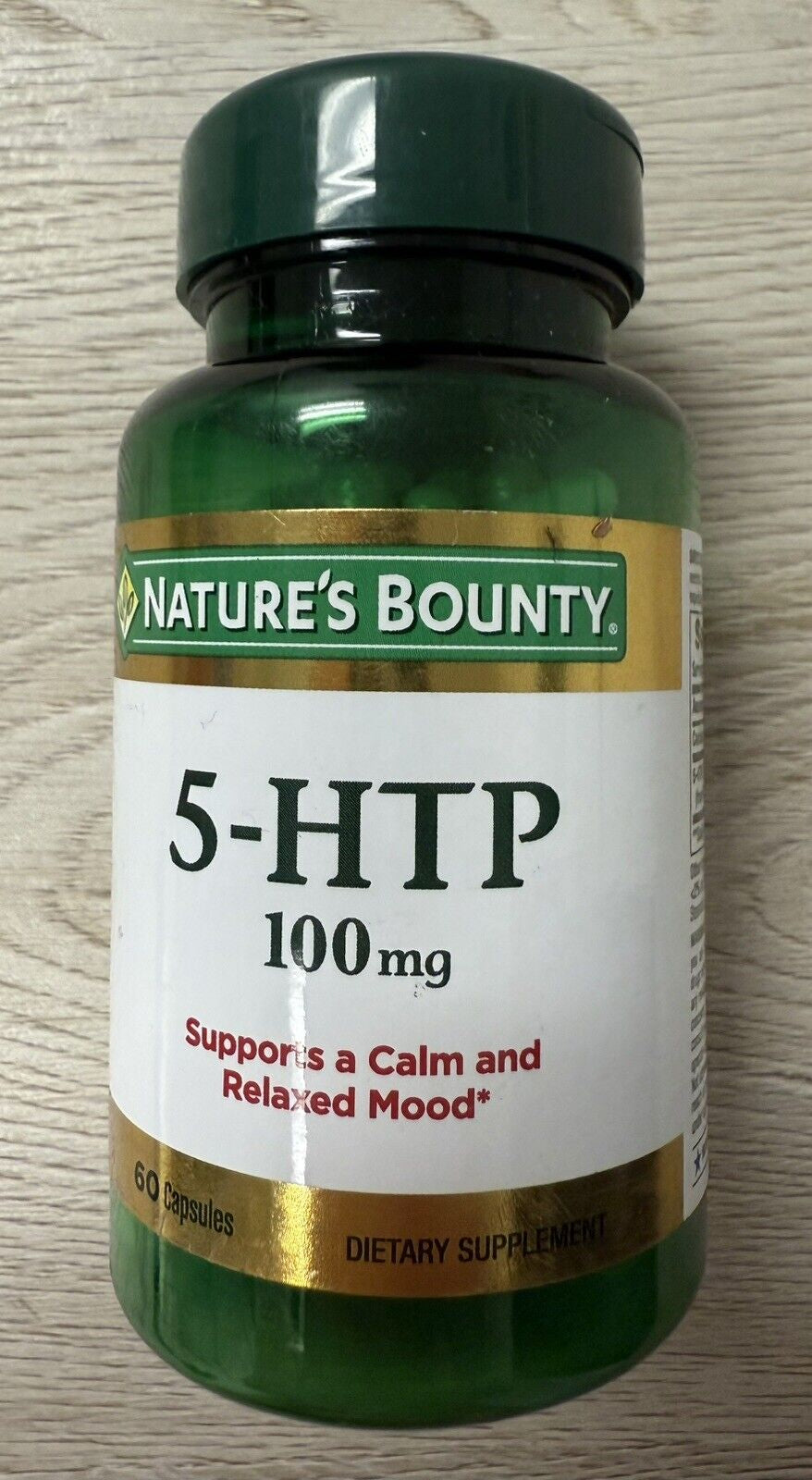 Nature'S Bounty, 5-HTP, 100 Mg, 60 Capsules Exp07/25+