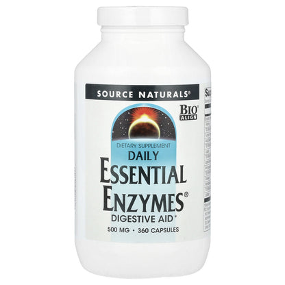 Daily Essential Enzymes®, 500 Mg, 360 Capsules