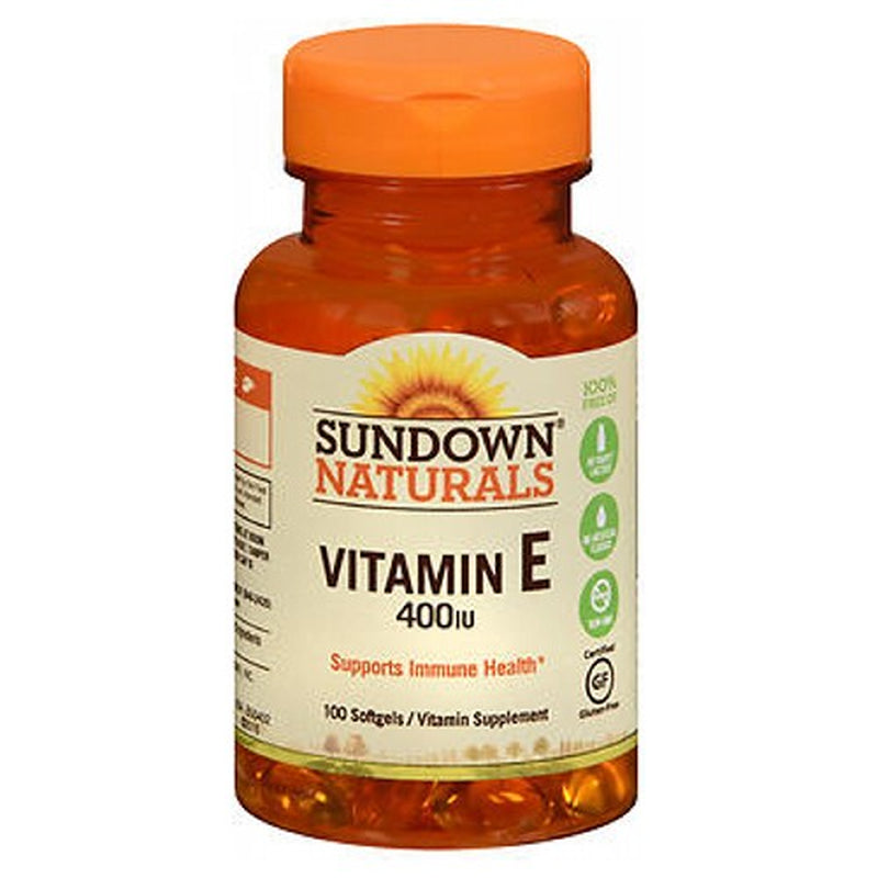 Sundown Naturals Vitamin E 400 IU 100 Caps by Sundown Naturals