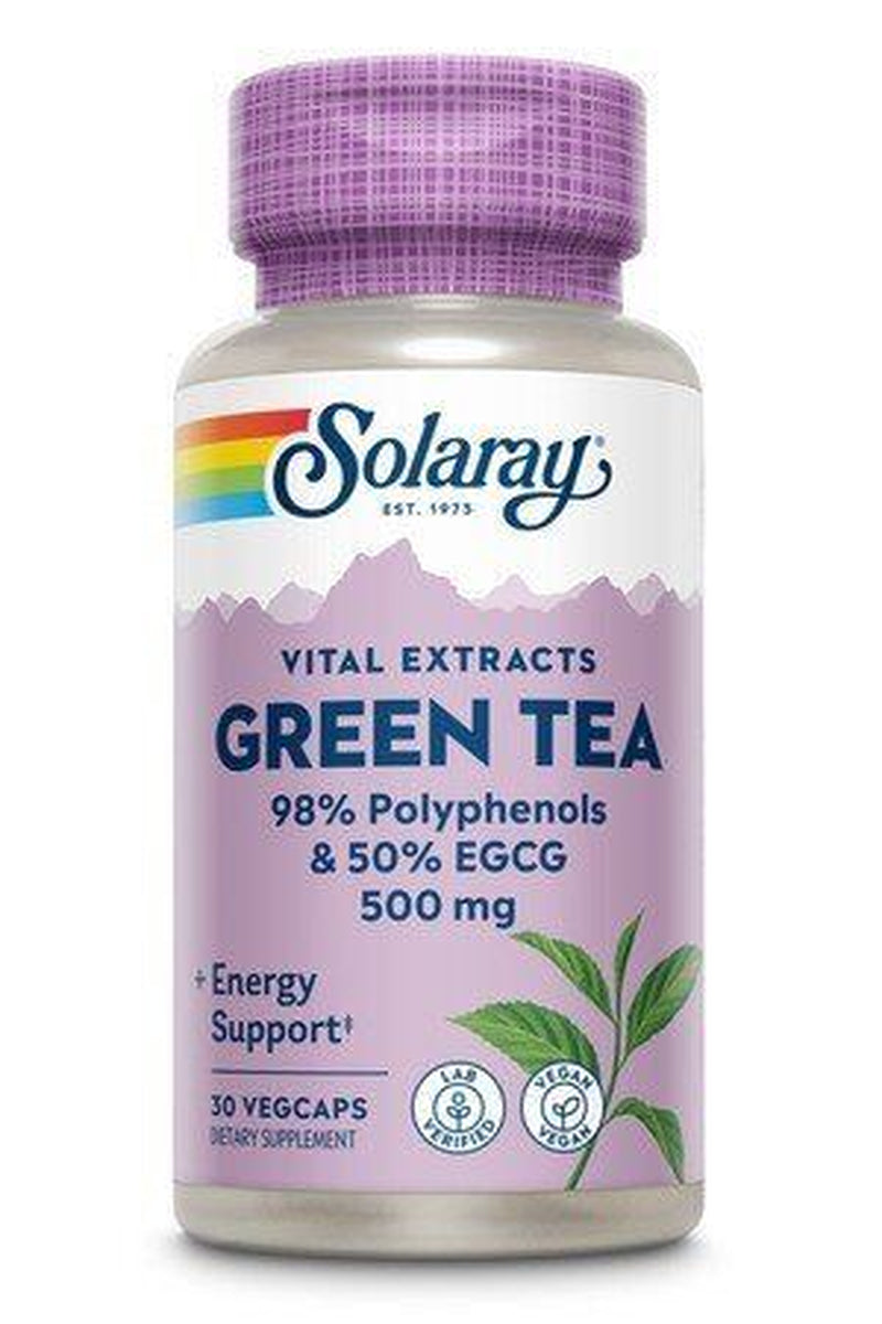 Solaray Green Tea Extract Double Strength 500Mg 30 Vegcap