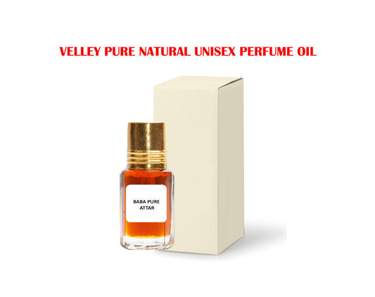 VELLEY PURE NATURAL UNISEX PERFUME OIL ATTAR PURE ORGANIC from INDIA