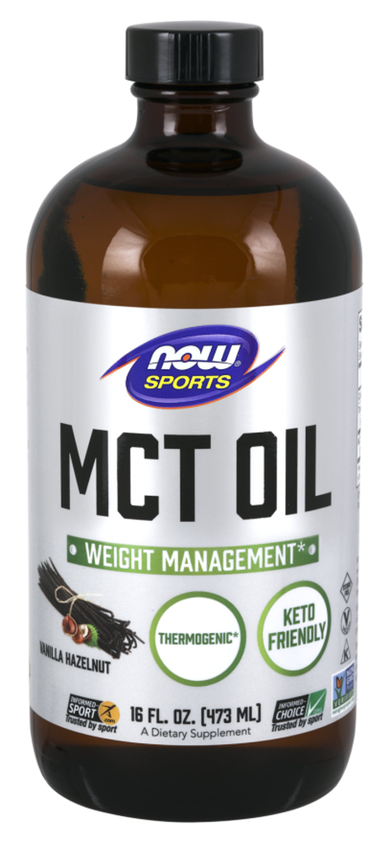 NOW SPORTS MCT Oil 100% Pure (Weight Management) 473Ml