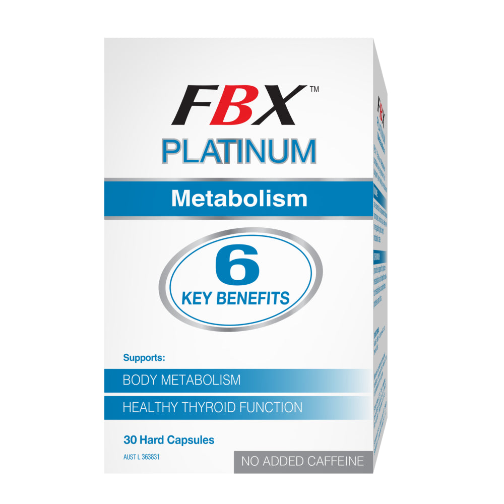 Naturopathica FBX Platinum Metabolism 30 Capsules Body Metabolism Health Thyroid