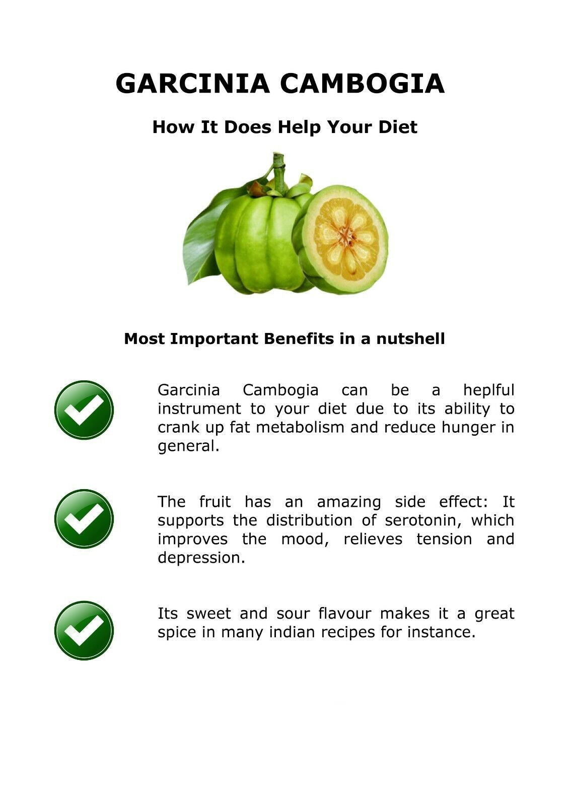 Garcinia Capsules Cambogia Pure Weight Loss Diet 95% HCA Extract Fat Burn Pills