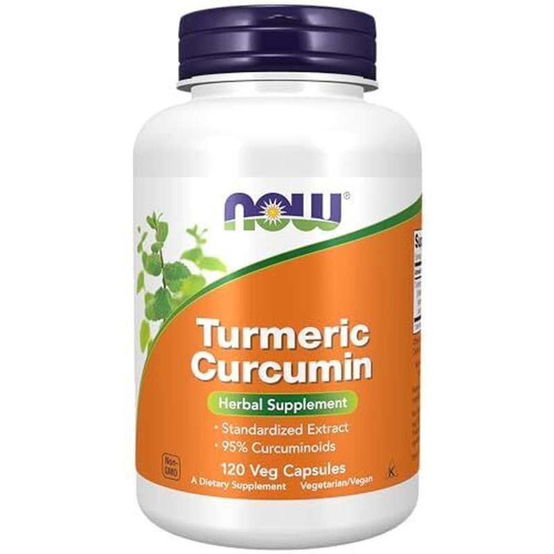 NOW FOODS Turmeric Curcumin 120 Veg Capsules