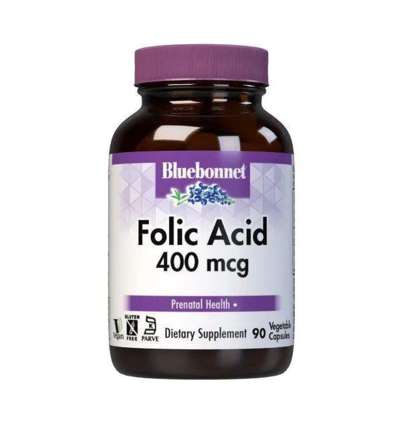 Bluebonnet Folic Acid 400Mcg 90 Vegcap