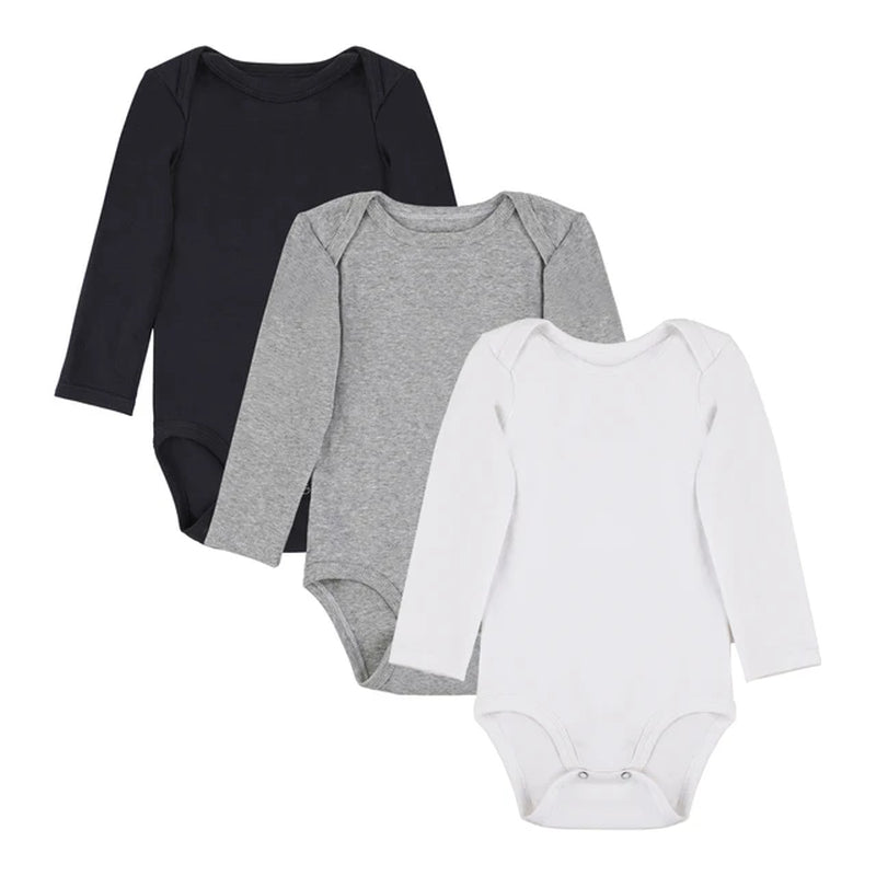 3Pcs/Lot Baby Bodysuit 100% Organic Cooton Baby Jumpsuit for Boy & Girl 0-24 Month Baby Long Sleeve Clothes Unisex Newborn Suits