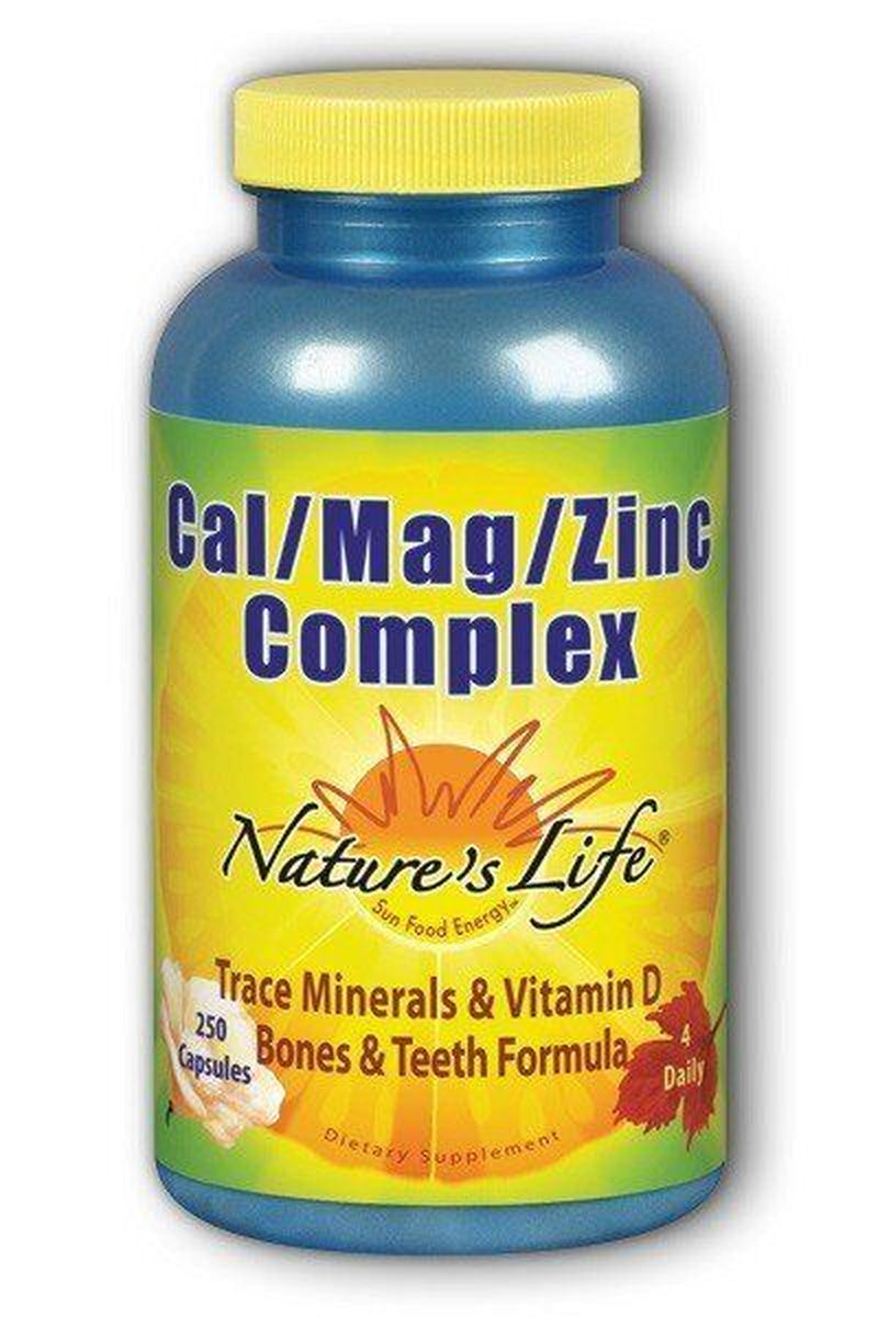 Natures Life Calcium Magnesium Zinc Mineral Complex 250 Capsule