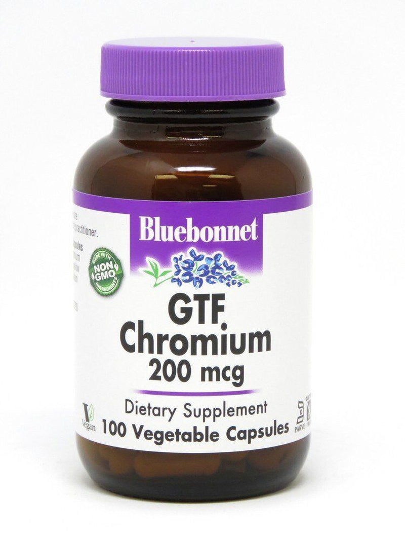 Bluebonnet GTF Chromium 200Mcg 100 Capsule