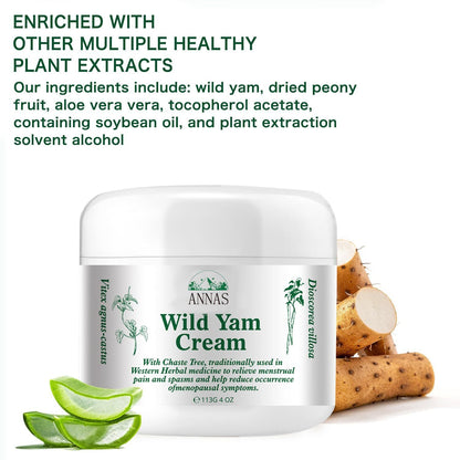 ANNAS Wild Yam Cream, ANNAS Wild Yam Cream Organic for Hormone Balance, ANNAS...